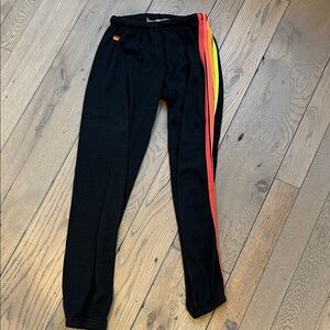 Small Black aviator nation sweatpants